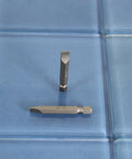 25 Pcs Flat Slotted Screwdriver Bits Set, 1 Quarter Inch Hex Shank, 2 Inch Length, Impact Ready, Taiwan S2 Steel