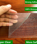 Clear Anti Slip Tape 4 Inch By 33 Foot Waterproof Traction For Stairs Boats And Smooth Surfaces non-slip tape held by hand