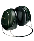 Optime 101 Behind The Head Earmuff Hearing Protection Ear Protectors NRR 26 dB Green For Work Industrial Noise Reduction