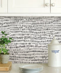 Peel And Stick Grey Speckle Brushstroke Wallpaper For Easy Diy Decor, Repositionable And Removable, kitchen backsplash