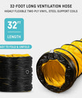 32-foot ventilation hose for Beast 12-Inch Industrial Blower Fan