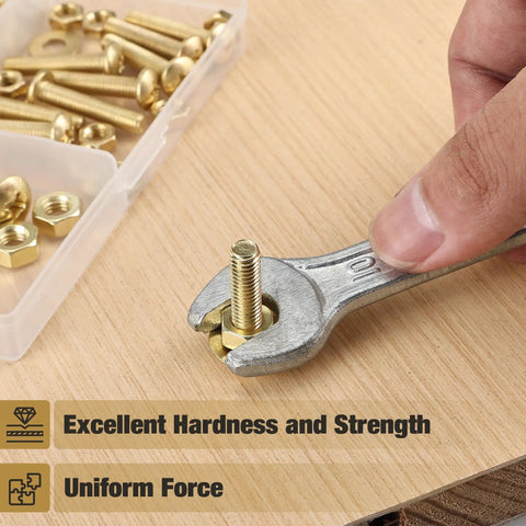 Use of Heavy Duty Galvanized Iron Bolts And Nuts Assortment Kit With Washers 113 Piece Hardware Set for tightening bolts.