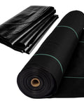 Heavy Duty Geotextile Fabric For Driveway Stabilization And Rock Solid Road Base Reinforcement Woven Polypropylene roll and fold.