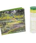 Do It Yourself Soil Texture Test Kit With Calibrated Jar Easy Hands On Way To Measure Soil Layers And Structure Learn Plant Compatibility Plan Amendments And Grow A Healthier Garden With Clear Instructions, showing handbook and calibrated jar.