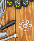 Heavy Duty Nylon Washer Set Assortment Kit From M2 To M8 Flat Nylon Washers For Furniture Assembly Machinery Upgrades And Hardware Projects 500 Piece Insulated Spacer Washers For Durable Mounting, white washers on wood