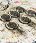 Close-up of detailed pieces in Millennium Falcon 3D Model Kit For Star Wars Fans And Collectors with intricate designs.