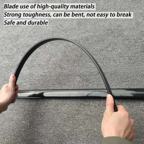 Two Pack High Strength Polypropylene Practice Swords bent to show flexibility for Martial Arts Training With Sheath Belt And Display Stand Beefed Up Bokken Style Samurai Sword For Safe Home Or Dojo Practice
