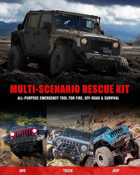 4x4 vehicles in rugged terrain with Synthetic Winch Rope For Off Road Vehicles 3/8 Inch 85 Ft 26500 Lbs Tensile Strength UHMWPE Cable