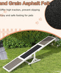 Wooden Dog Agility Seesaw For Backyard Play And Training, Weatherproof Outdoor Exercise Toy With Stable Triangular Base on grass