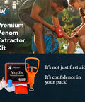 Ven Ex Snake Bite Kit And Bee Sting Kit With Portable Venom Extractor in outdoor use by hikers