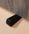Four Pack Built Tough Heavy Duty Door Stoppers Zinc Alloy Wall Protector With Non Slip Surface Wedge for Home and Office Use
