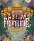 Fortune Sparks A High Stakes Arcana Quest In Raiders Of The Arcana Book 3 cover with temple, floral border, and vivid illustration.
