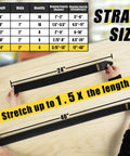 Two Inch By Twenty Four Inch Elastic Cinch Straps Four Pack With Hook And Loop Fasteners Extendable To Forty Three Inches for bundling