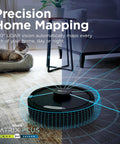 2In1 Robot Vacuum And Mop With Sonic Mopping And Matrix Clean Boss Level Cleaning Self Empty Base in living room mapping floor.