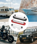 Heavy Duty 150 Amp 12 Volt Bus Bar Snap On Cover Dope Power Distribution Block Ready For Your Whip Or Truck Wiring No Cap Boosting Battery Current Pure Gold Today with motorcycles and vehicles.