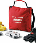 Light Duty Winch Accessory Kit With Gloves And Rigging Tools For Safe Recovery One Half Inch Shackle 4500 Lb Snatch Block 9000 Lb