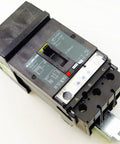 Pro Grade 250 Amp 3 Pole Circuit Breaker JGA36250U31X top view showing wires and mounting bracket for electrical panel use.