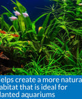 Slick Freshwater Aquarium GH And KH Water Test Kit Featuring Pro Level Liquid Reagents For Crystal Clear Tanks Easy Drop Method in a vibrant planted aquarium.
