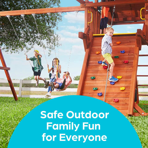 Swing Set Hangers Kit With 2 Heavy Duty Brackets And Locking Snap Hooks For Porch, Patio Or Playground; Indoor Outdoor Hardware That Holds Up To 2400 Lbs And Makes DIY Assembly A Breeze