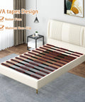 Heavy Duty Queen Bed Slats Universal Replacement For Metal Or Wood Frames Adjustable Length supports any Standard Mattress with EVA tape design.