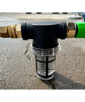 Pro Grade Garden Hose Filter Attachment For Pressure Washer Inlet Water, Inline Water Filter With 40 Mesh And 100 Mesh Screen, Fits 3/4 Inch GHT Male And Female, Easy Install With Two O Rings For Cleaner Water