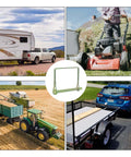 Gold Trailer Pins Pack Of Ten For Farm Trailers And Towing, 2.75 Inches Long, 0.25 Inch Diameter shown with uses in trailers and equipment