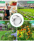 Aluminum Three Quarter Inch Water Nozzle with 2000 Tiny Holes for gardens, greenhouses, nurseries, orchards, and flowers.