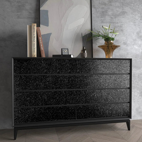 Black Glitter Peel And Stick Wallpaper