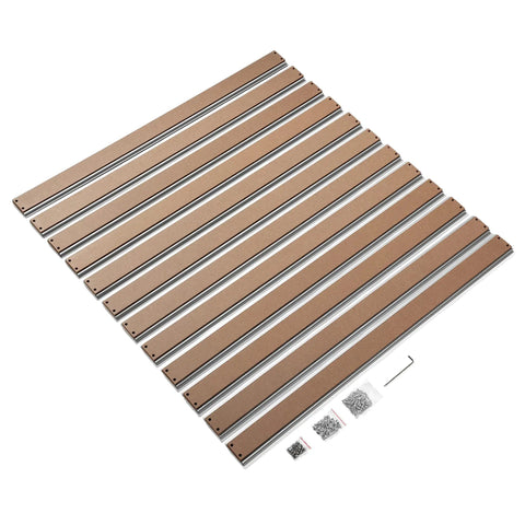 1010 Aluminum and MDF Hybrid Spoilboard Table for CNC Router ProVerXL 4030 to 1010 XY Axis Extension Kit, flat view