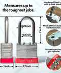 One Key Fits All 24 Keyed Alike Padlocks No More Key Juggling 2 Inch Shackle Outdoor Ready Hardened Steel Case