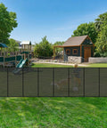 Extra Wide Retractable Baby Gate Delivering Rock Solid Safety For Mega Garages Wide Driveways And Big Patios while enhancing yard views.