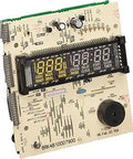 Front view of WB27T10500 Genuine OEM Oven Range Control Board Replacement For Ranges With Electronic Clock Timer Display