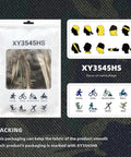 Camo Balaclava Face Mask With Mesh Breathable Holes For Men And Women packaging showing camouflage design and versatility icons