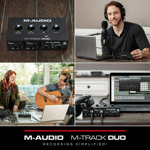 All In One Dual Channel USB Audio Interface For Recording Streaming And Podcasting With Dual XLR Inputs Line And DI Inputs Plus Included Software Suite For Mac Or PC Plug And Play Ready in various usage scenarios.