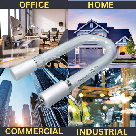 UV Replacement Lamps For R3500X, C2, And S1000FXGX Systems, UVC bulb shown used in office, home, commercial, industrial settings