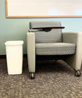 Solid Built 9 Gallon Under Sink Trash Can And Waste Basket For Kitchen Bathroom Or Office Room Featuring A Tough Reinforced Rim Plus Smooth Wipe Down Interior.