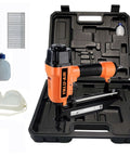 16 Gauge Pneumatic Finish Nailer For Trim And Molding Projects From Seven Eighths Inch To Two And A Half Inches Includes Carrying Case Air Compressor Not Included with carrying case