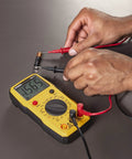 Using Dm6410 8 Function Digital Multimeter With Large LCD Display And Data Hold For Accurate AC DC Voltage And Current Measurements