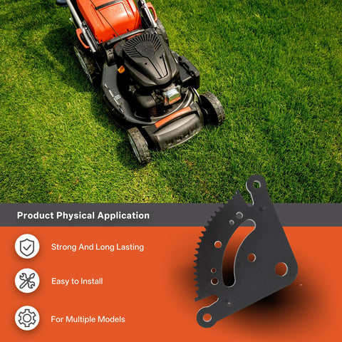Steering Sector Pinion Gear With Bushings Replacement For D100 D105 D110 D120 D125 Tractors shown with lawn mower application