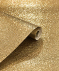 Gold Sequin Wallpaper Roll With Sparkle Finish For Living Rooms And Feature Walls Metallic Texture 20.5 Inches By 19.5 Feet Full Roll