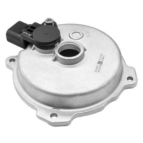 VVT Solenoid With Camshaft Sensor For Hyundai And Kia 2.0L 2.4L Engines Replacement 24360-2GGB0, circular metal and plastic part