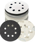120 Piece 5 Inch 8 Hole Sanding Discs Kit With Interface Pad Wet Dry Sandpaper Set Grit 80 To 3000 For Random Orbital Sander