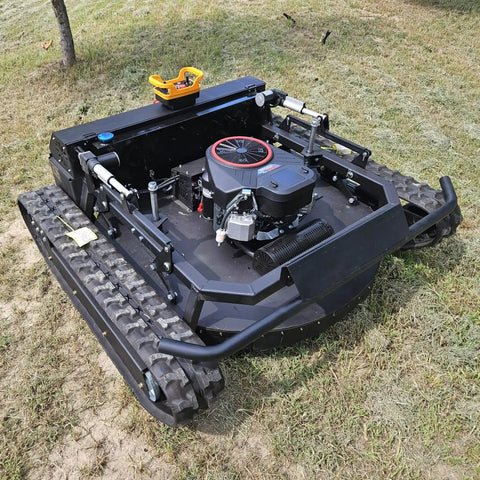Remote Controlled Lawn Mower For Slopes And Rough Terrain, Heavy Duty Tracked Grass Cutter For Farms, Yards, Orchards And Hillsides