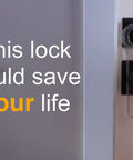 Beefed Up Anti Bump Deadbolt Door Lock With Magnetic Locking System Keeps Intruders Out, Easy Fit for home security.