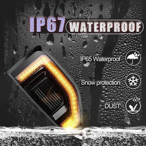 Led Dope Amber LED Fender Side Marker Lights Kit For Ford Maverick 2022 2023 2024 2025 with IP67 waterproof feature