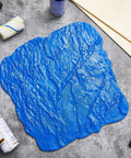 1 Piece Concrete Stamp Mat Set For Texturing, Durable Polyurethane Stamp Skin, Stone Tile Texture Mat on gray surface