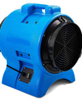 1 HP Industrial Heavy Duty Pro Grade Axial Blower 3000 CFM 12 Inch Ventilation Fan, portable with stackable roto-molded housing.