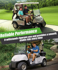 Golf Cart Tie Rod End Ball Joint Kit For TXT 2001 Up Electric And Gas 2 Piece installed on EZGO TXT golf cart steering