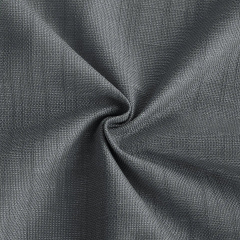 Close-up of fabric texture for 100 Percent Blackout French Door Curtains For Privacy In Living Room And Bedroom, Light Gray 26 By 72 Inch One Panel
