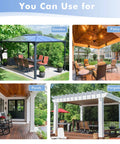 Outdoor Sheer Curtains For Patio Waterproof 4 Panels 54 By 84 Inches Light Filtering Voile Drapes For Porch Gazebo Pergola